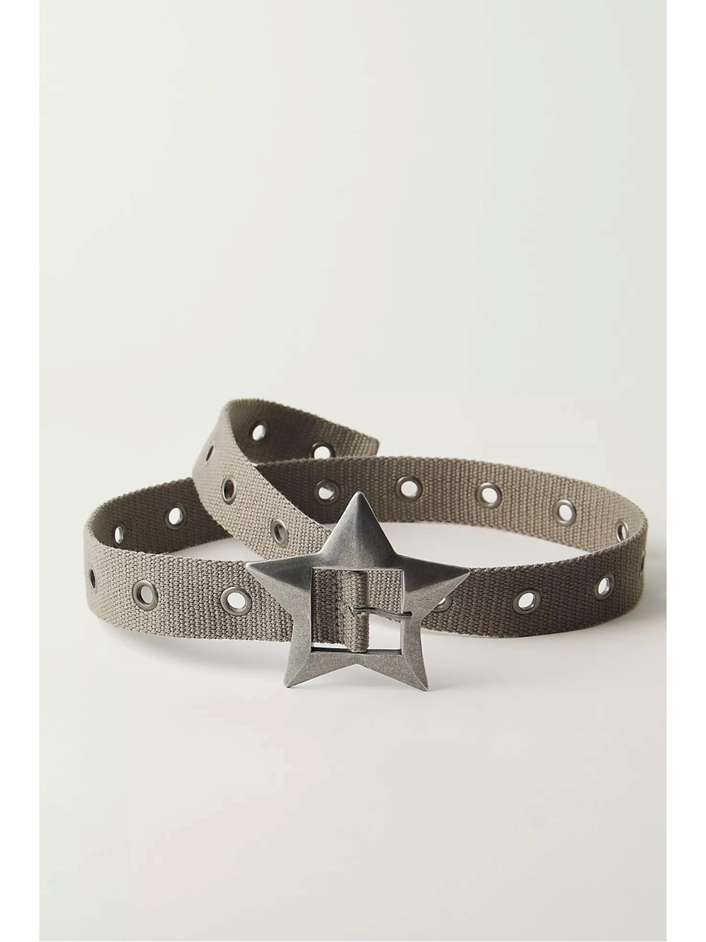 Free People Bohemian Grunge 90s Zoa Star Buckle Hip Belt Medium Large NWT